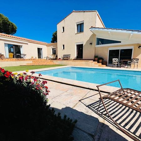 Annexe Des Pins - Studio Gite Avec Piscine & Climatisation Villeneuve-les-Beziers Luaran gambar