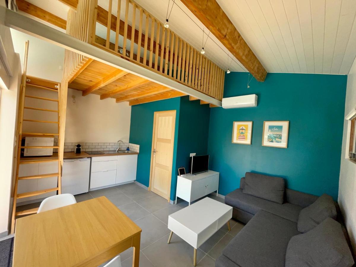 Annexe Des Pins - Studio Gite Avec Piscine & Climatisation Villeneuve-les-Beziers Luaran gambar