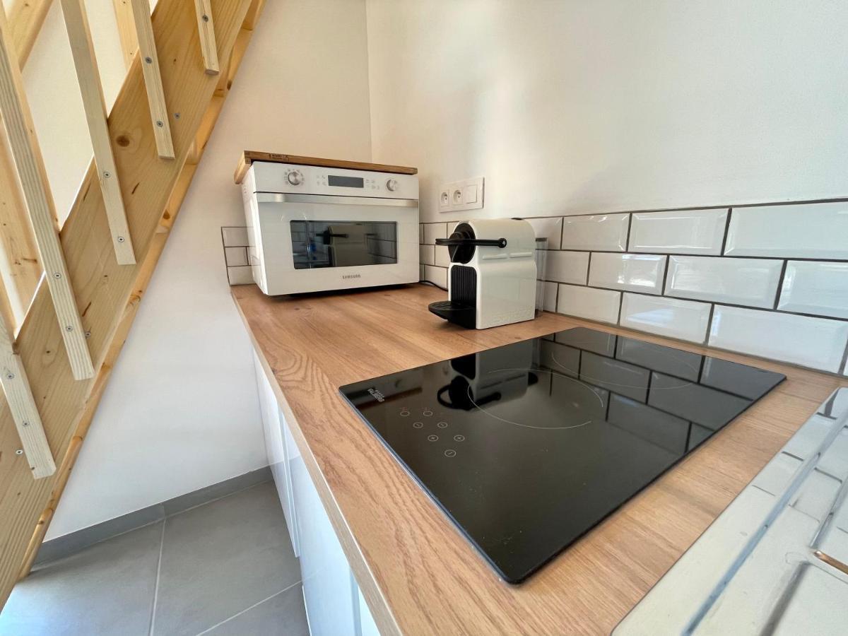 Annexe Des Pins - Studio Gite Avec Piscine & Climatisation Villeneuve-les-Beziers Luaran gambar