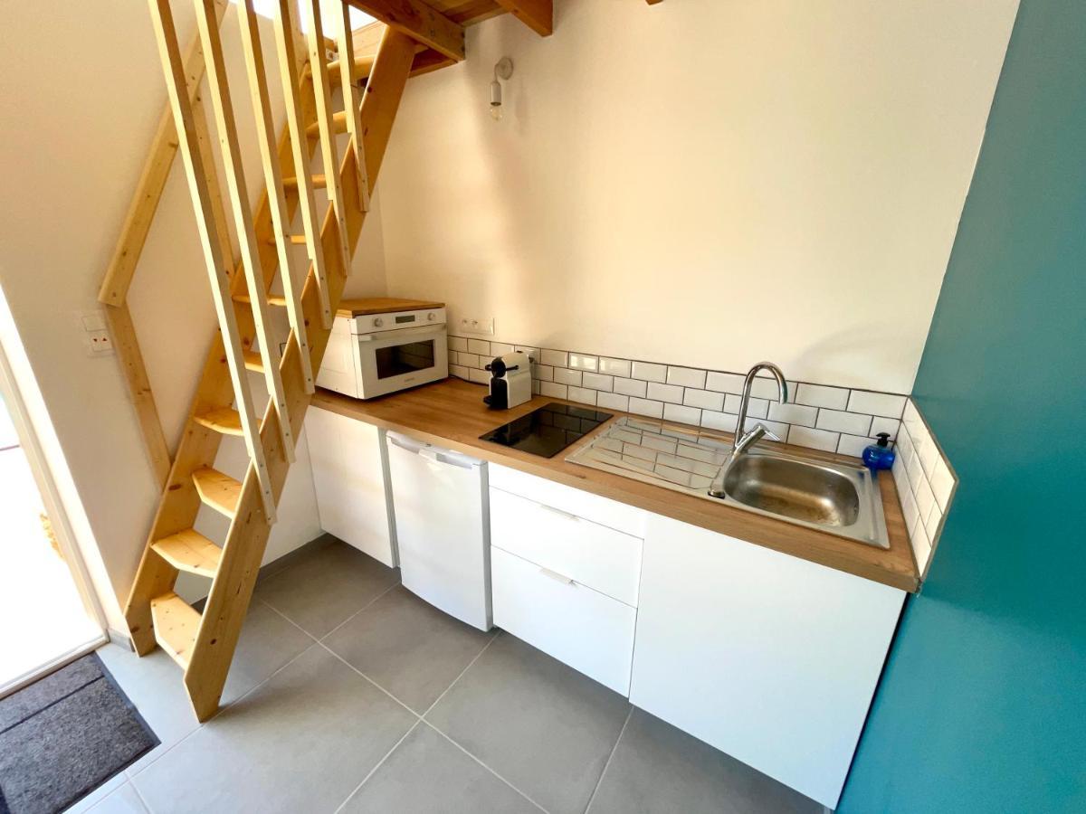 Annexe Des Pins - Studio Gite Avec Piscine & Climatisation Villeneuve-les-Beziers Luaran gambar